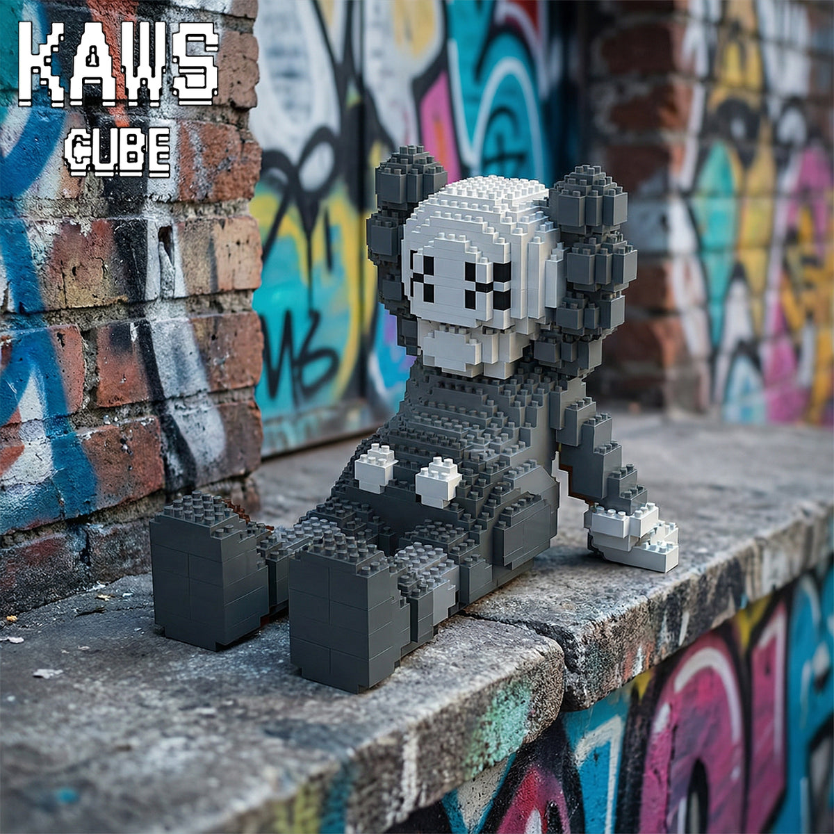カウズ  KAWS HOLIDAY Grey： Nanoblock  ナノブロック「150mm」251225-2