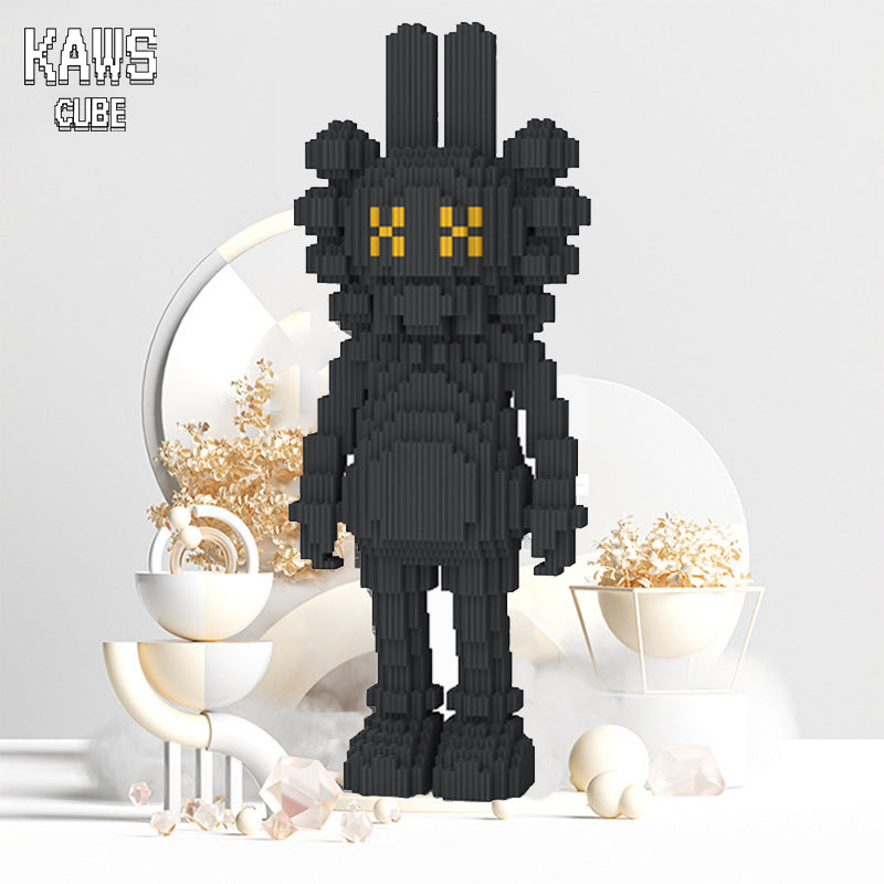カウズ KAWS  Accomplice： block ブラック ナノブロック「400mm」0906-11