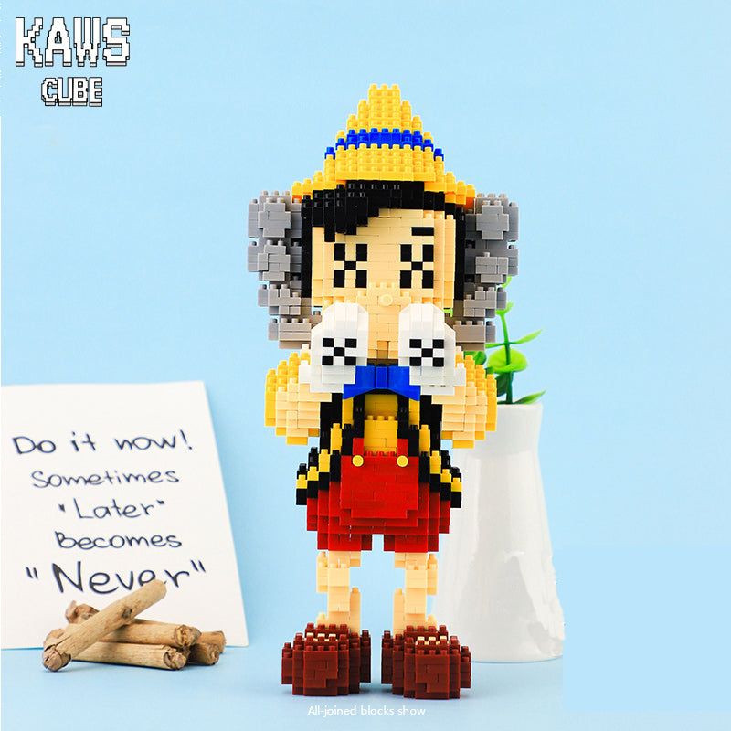 カウズ  KAWSPinocchio : Nanoblock   ナノブロック「310mm」 0919-11