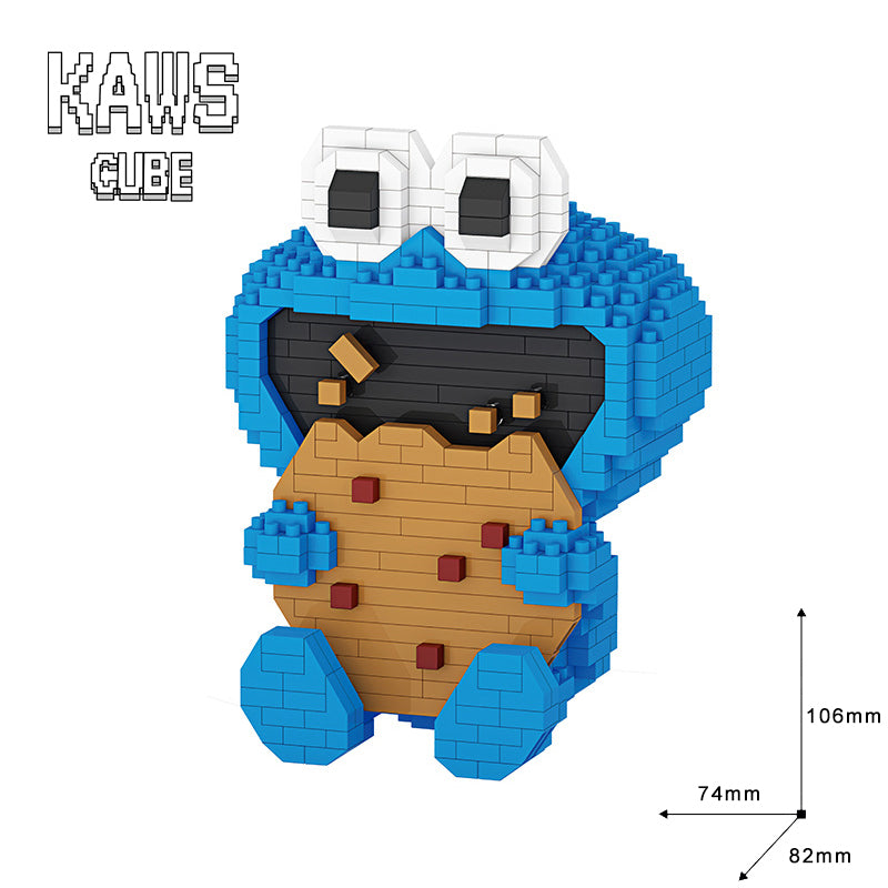 カウズ  KAWS  ストライプ : Nanoblock 「109mm」0920-1-1