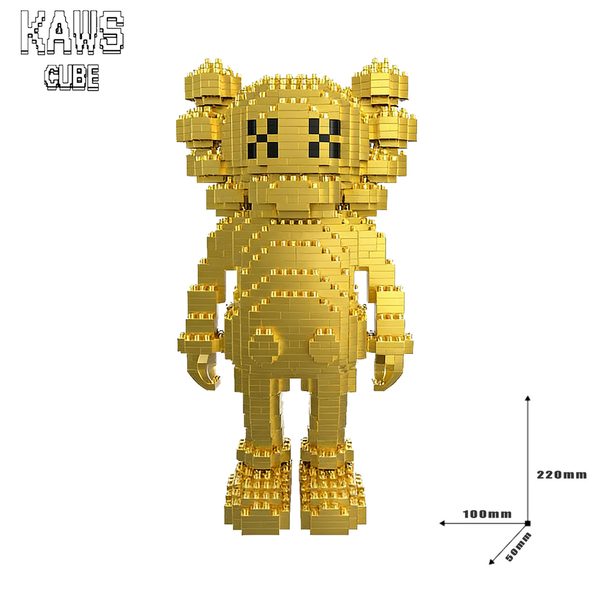 カウズ  KAWS Companion RED： Nanoblock  ナノブロック「220mm」251225-5